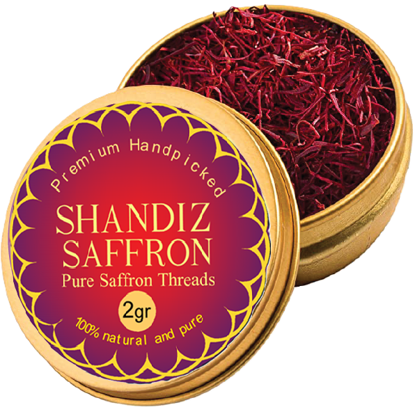Shandiz Saffron, Pure Super Negin, All Red Saffron Threads, No Preservative, Non-GMO Verified, Saffron Spice use on Rice, Risotto, Tea’s, Pollo, Salmon, and Desserts, and used on all Culinary