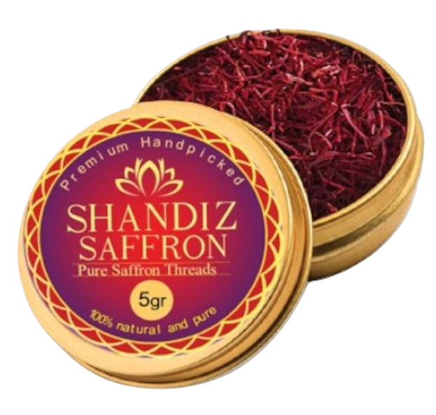 Shandiz Saffron, Pure Super Negin, All Red Saffron Threads, No Preservative, Non-GMO Verified, Saffron Spice use on Rice, Risotto, Tea’s, Pollo, Salmon, and Desserts, and used on all Culinary