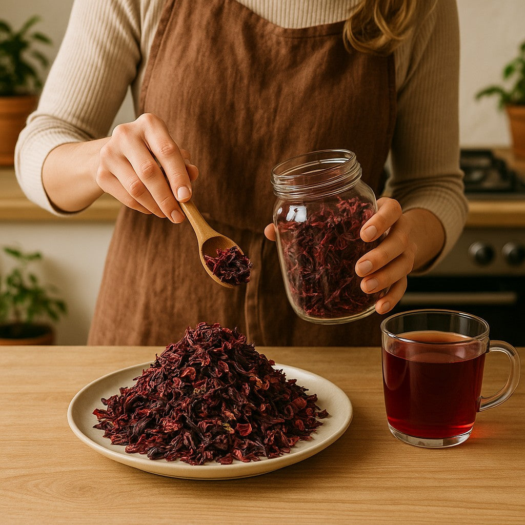 Shandiz Saffron Hibiscus Flower Whole Organic Tea