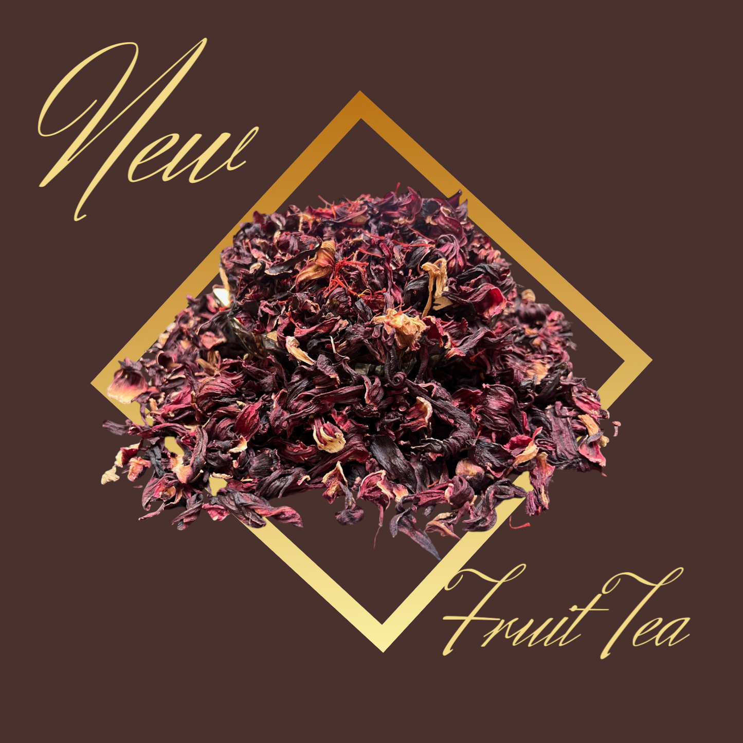 Shandiz Saffron Hibiscus Flower Whole Organic Tea